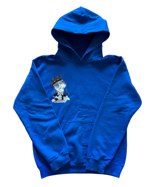 RiskTaker’s Royal Blue Hoodie “Playin’ 444 Keeps”