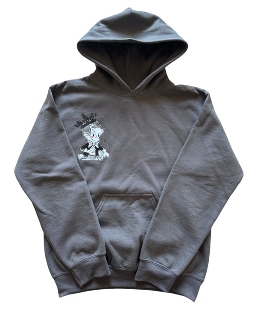 RiskTaker’s Charcoal Hoodie “Playin’ 444 Keeps”