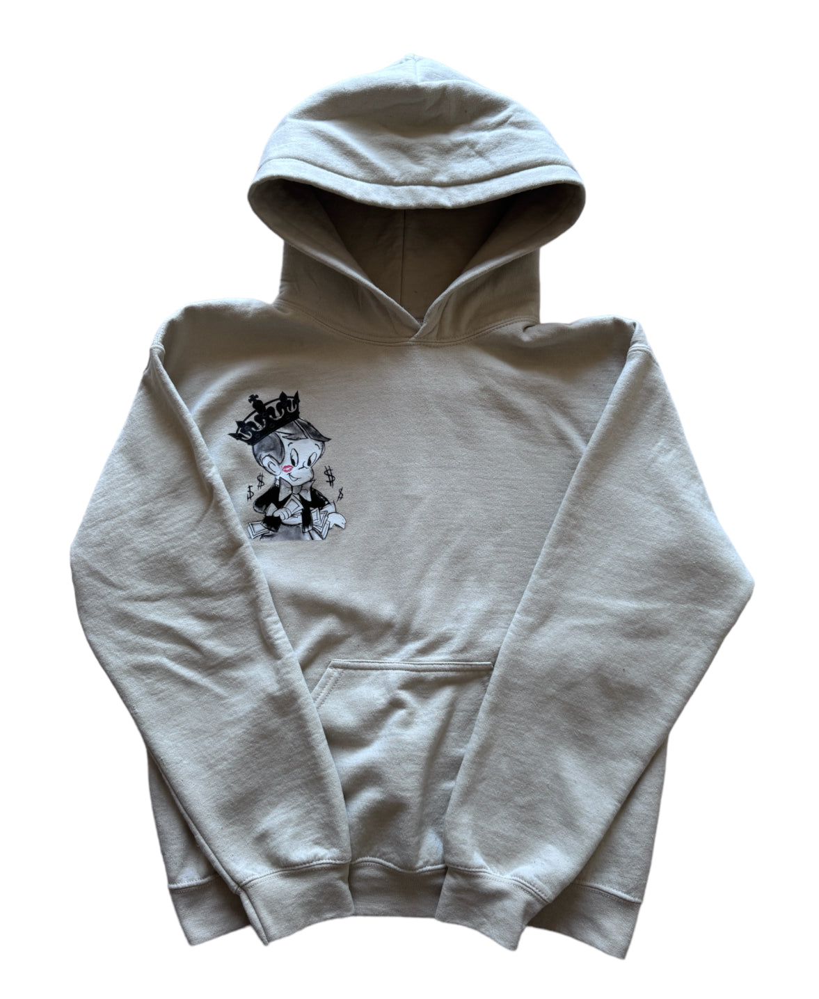 RiskTaker’s Desert Tan Hoodie “Playin’ 444 Keeps”