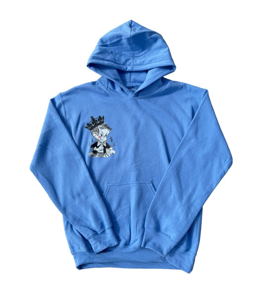 RiskTaker's Carolina Blue Hoodie "Playin' 444 Keeps"