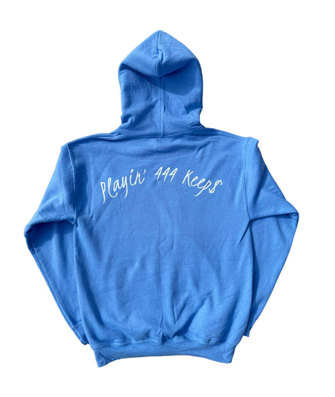 RiskTaker's Carolina Blue Hoodie "Playin' 444 Keeps"