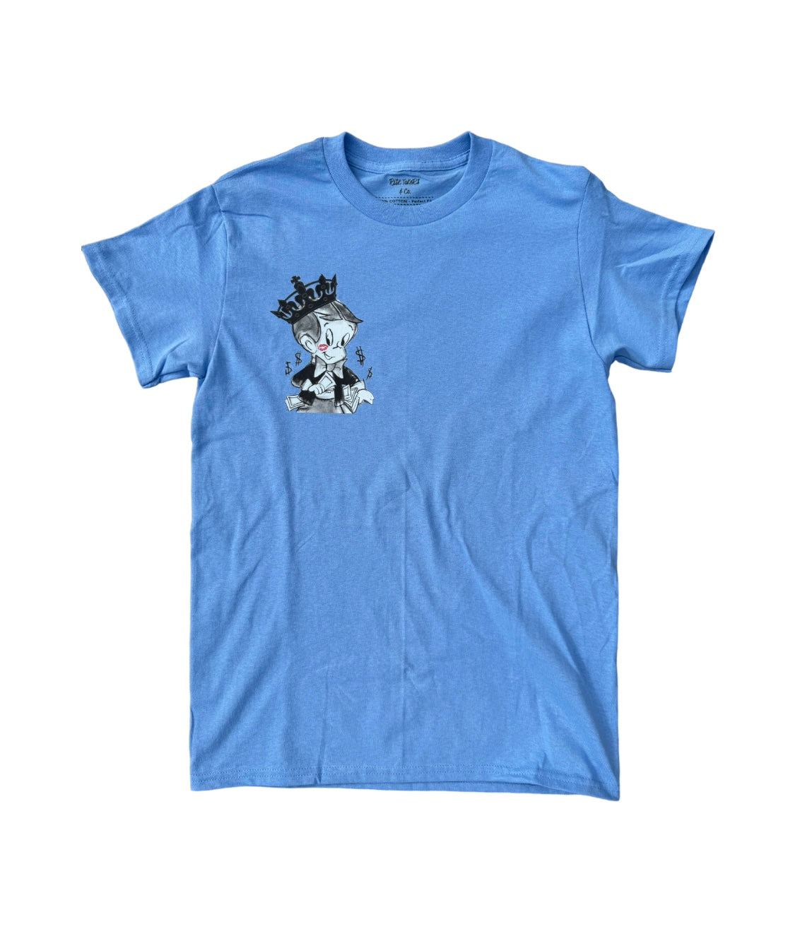 RiskTaker's Carolina Blue T-Shirt "Playin' 444 Keeps"