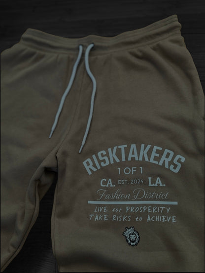 RiskTaker’s Fleece SweatPants - Tan