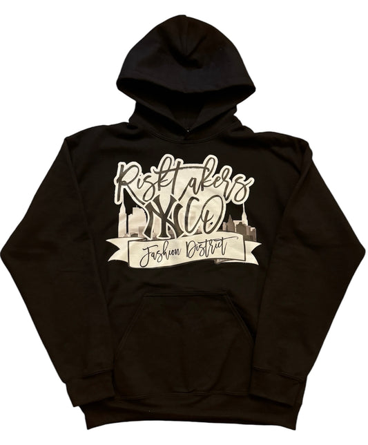 RiskTaker’s “NY Yankees” Hoodie - Black